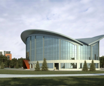 Modern Appearance Of Commercial Building-ID:775319106
