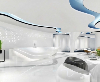 Modern Office Reception Desk-ID:116755016