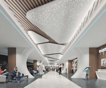 Nordic Style Office Reception Desk-ID:820183999