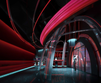 Modern Exhibition Hall-ID:752116926