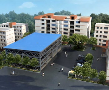 Modern Residential Building-ID:970381022