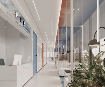 Modern Office Reception Desk-ID:462937127