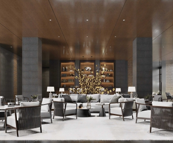 New Chinese Style Lobby Hall-ID:738842011