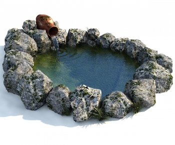 Modern Rockery Waterscape-ID:425143961
