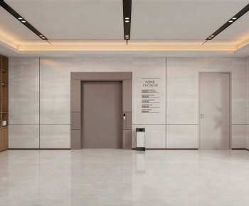 Modern Office Elevator Hall-ID:991642006