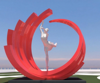 Modern Sculpture Sketch-ID:355432037