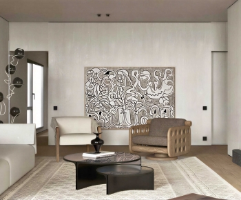 Modern A Living Room-ID:895293957