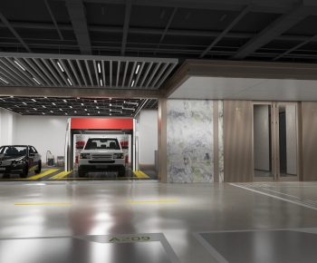 Modern Automobile Repair Shop-ID:855324984
