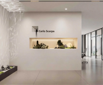 Modern Office Reception Desk-ID:759614941