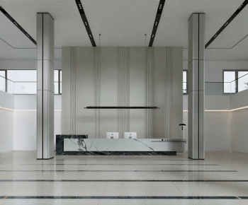 Modern Office Reception Desk-ID:307307963