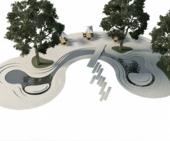 Modern Park Landscape-ID:596540061