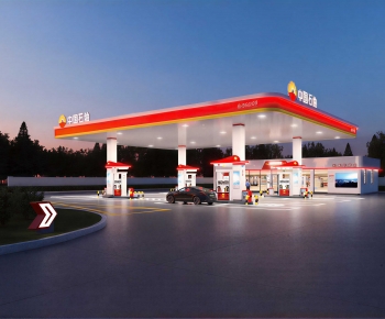 Modern Gas Station-ID:170211086