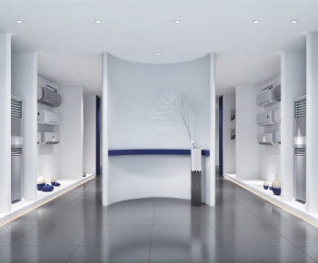Modern Exhibition Hall-ID:483108043