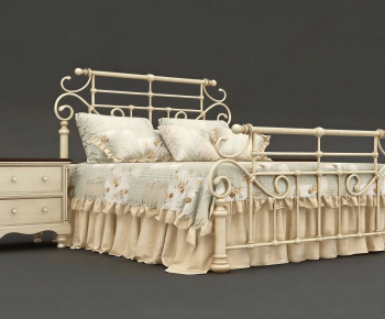 European Style Double Bed-ID:192589044