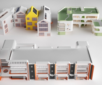 Modern School Building-ID:668024062