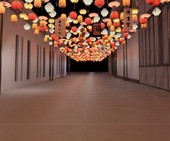 New Chinese Style Corridor-ID:195631033