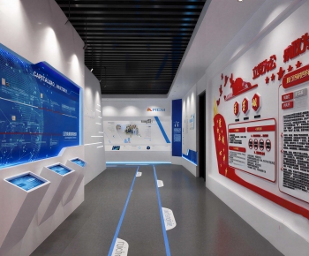 Modern Exhibition Hall-ID:268405911