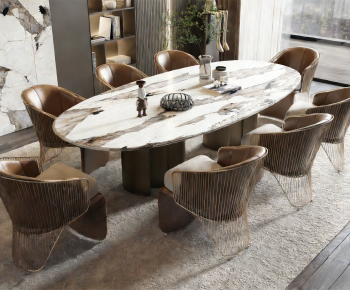 Modern Dining Table And Chairs-ID:390604028