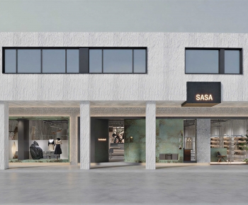 Modern Facade Element-ID:947108036