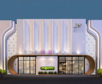 Modern Facade Element-ID:470457086