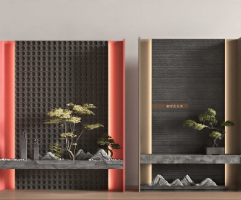 New Chinese Style Hallway-ID:877216101