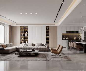 Modern A Living Room-ID:349538096