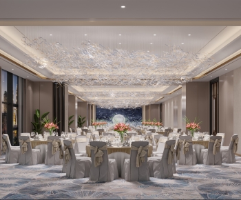 New Chinese Style Banquet Hall-ID:145809895