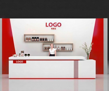 Modern Reception Desk-ID:586905962