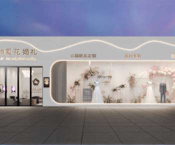 Modern Facade Element-ID:924829019