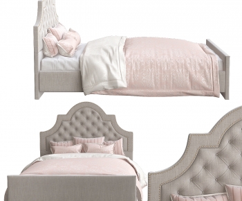 Simple European Style Child's Bed-ID:377650029