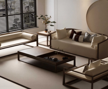 New Chinese Style Sofa Combination-ID:970513116