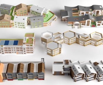 Modern School Building-ID:613202102