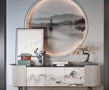 New Chinese Style TV Cabinet-ID:134475956