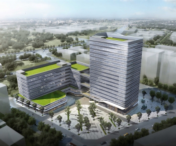 Modern Appearance Of Commercial Building-ID:967972044