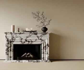 Simple European Style Fireplace-ID:215768862