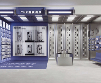 Modern Exhibition Hall-ID:384663113