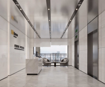 Modern Office Reception Desk-ID:119155881