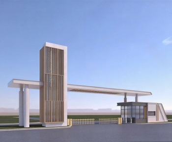 Modern Facade Element-ID:294562102