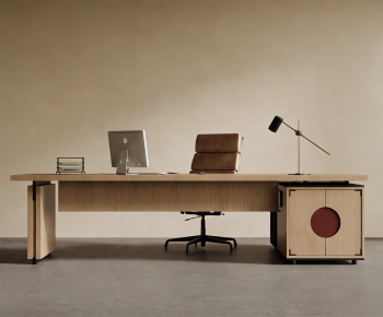 New Chinese Style Office Desk And Chair-ID:162895925