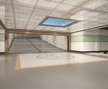 Modern Underground Parking Lot-ID:174891957