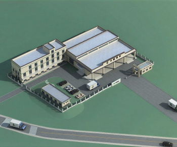Modern Architectural Bird's-eye View Planning-ID:897825963