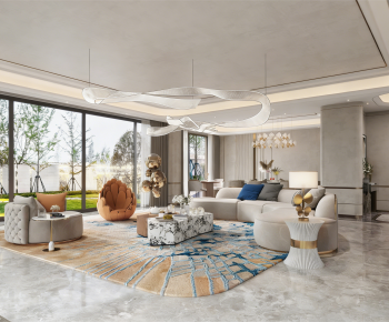 Modern A Living Room-ID:728800388