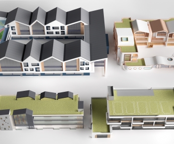 Modern School Building-ID:817435037