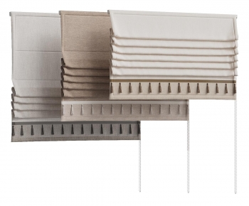 New Chinese Style Roman Curtain-ID:109716898