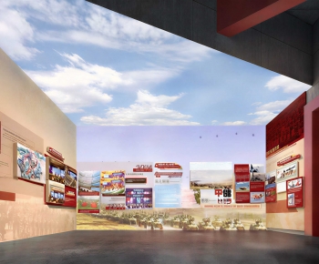 Modern Exhibition Hall-ID:417199181