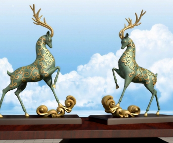 New Chinese Style Sculpture Sketch-ID:300120123