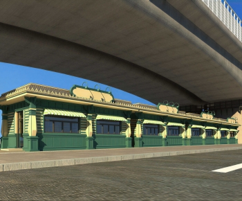 Modern Appearance Of Commercial Building-ID:323985108