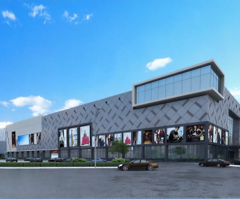 Modern Appearance Of Commercial Building-ID:454641101