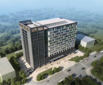 Modern Appearance Of Commercial Building-ID:923434021