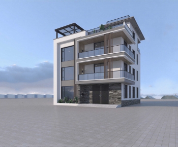 Modern Residential Building-ID:788537034